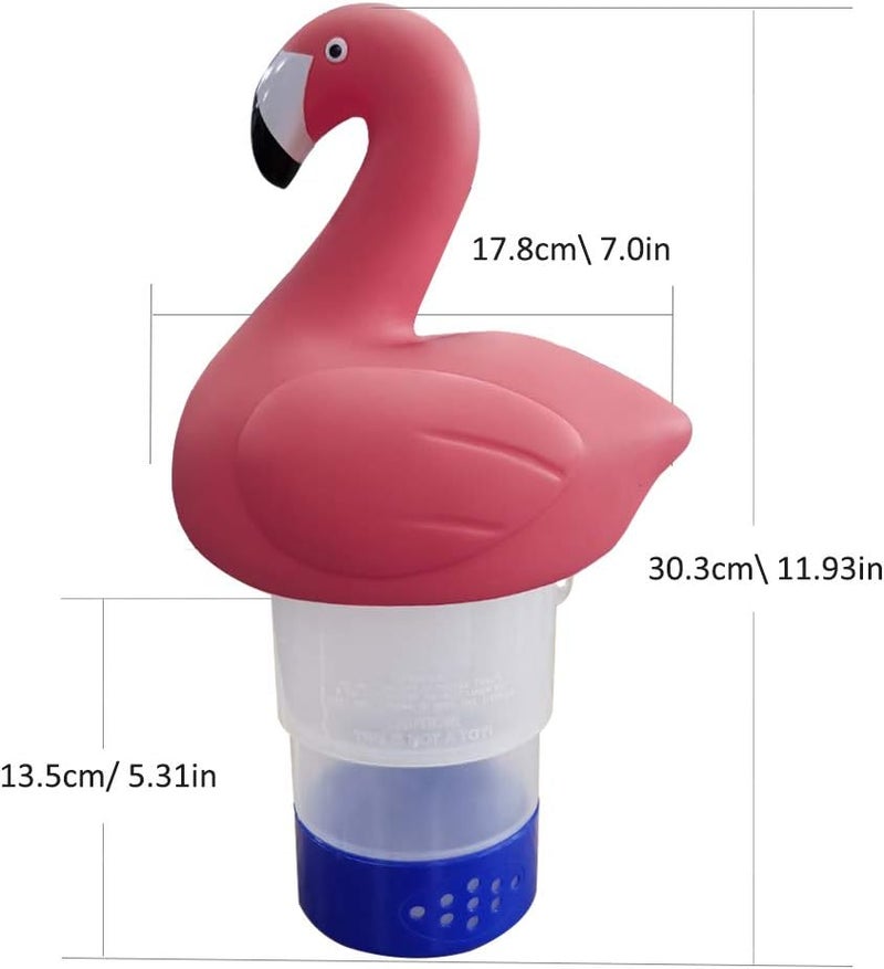 Blufree Chlorine Floater, Floating Chlorine Dispenser, Cute Animal Floating Pool Chlorinator Basket for Chemical Tablets Fits 3 Inch Tabs Bromine Holder Used for Pool Spa - Image 5
